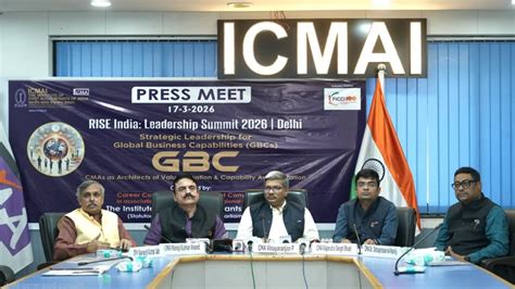 ICMAI to Host RISE India Leadership Summit 2026 in New Delhi