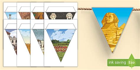 Ancient Civilizations Bunting | Display Bunting | Twinkl