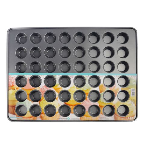 4 Pack: Non-Stick 48-Cavity Mini Muffin Pan by Celebrate It® - Walmart.com