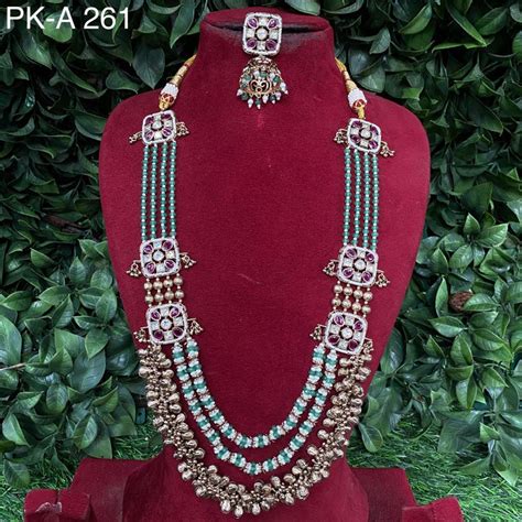 Long Necklace & Layered Necklace Set Online India | Zevar