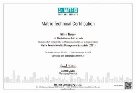 Matrix e-Learning Portal