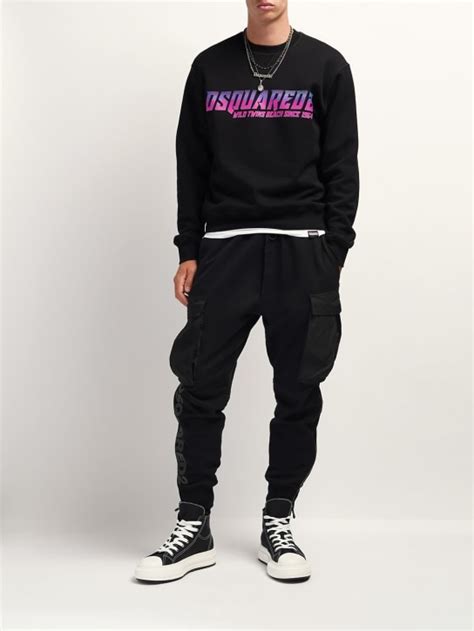 Cipro cotton cargo pants - Dsquared2 - Men | Luisaviaroma