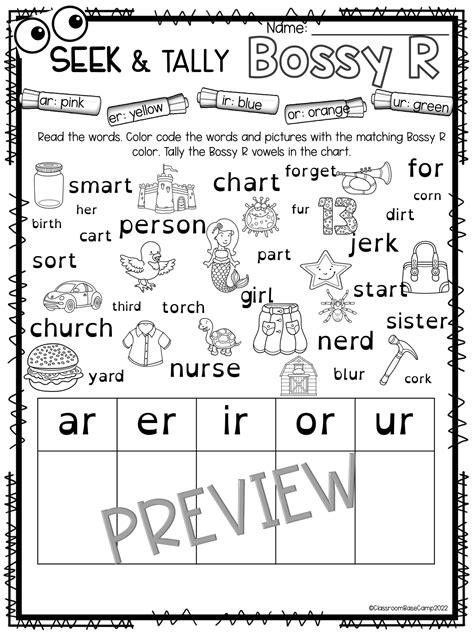 Bossy R Controlled Vowels Orton Gillingham (AR, ER, IR, OR, UR) | Made ...