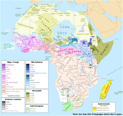 Mofeko — Map of African languages