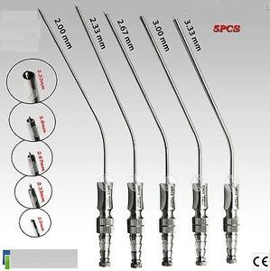 Agarwals Frazier Suction Tip/Cannula (Set of 5 - #1 to #5), Angled Tips ...