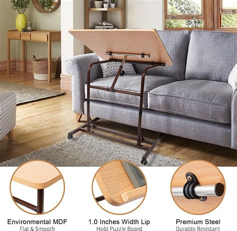 Adjustable Wooden Jigsaw Puzzle Table for Adults - Australia | Ubuy