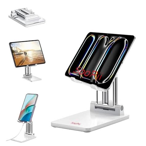 SOOPII Grade-A Quality DM01 Pro Dual Support Desktop Mobile Phone Stand ...