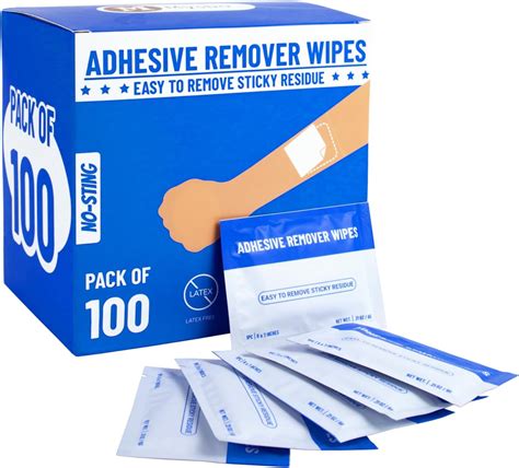 Amazon.com: Fixic Adhesive Remover Wipes - 50 PCS - Premium Adhesive ...