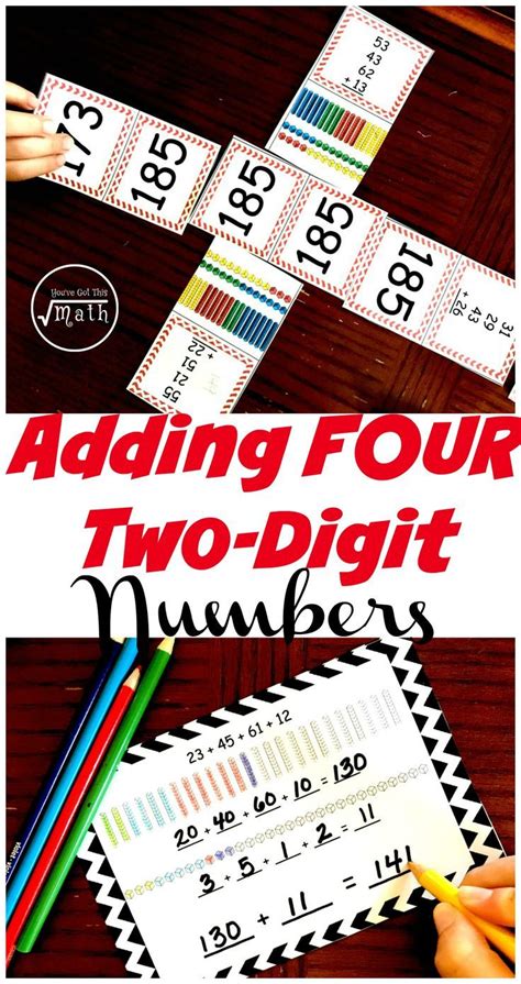 Adding Up to Four 2-Digit Numbers 的图像结果