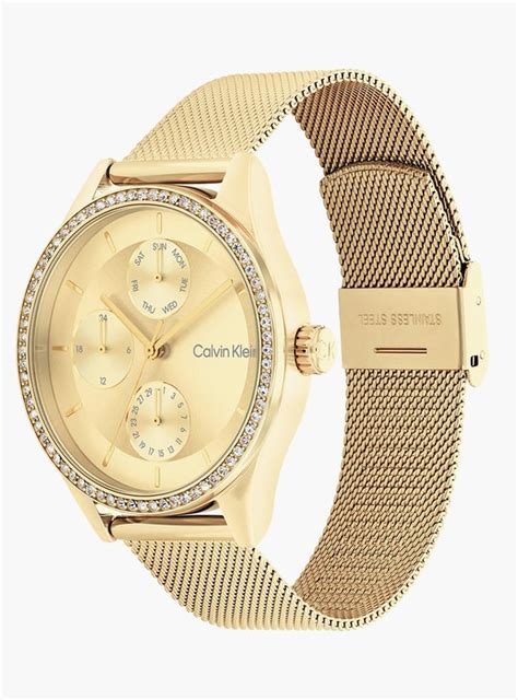 CALVIN KLEIN Spark Women Multifunctional Watch with Mesh Strap - 25100