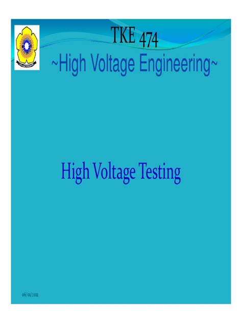 Image result for High Voltage Testing Methods