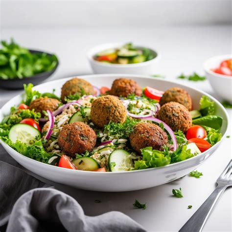 15-Minutes Falafel Salad Recipe (Nutritious And Flavorful) - Soup Chick