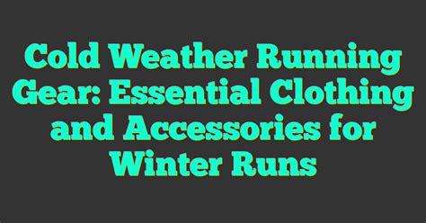 Image result for Cold Weather Running Clothes