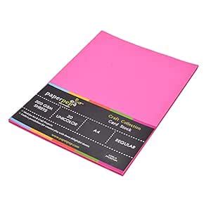 PaperPep Card Stock A4 200GSM Deep Pink Pack of 40 Sheets For ...