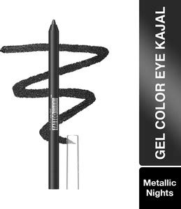 MAYBELLINE NEW YORK Tattoo Gel Kajal Color Pencil, Metallic Finish ...