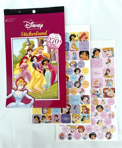 Disney Princess Stickers at Adrienne Maldonado blog