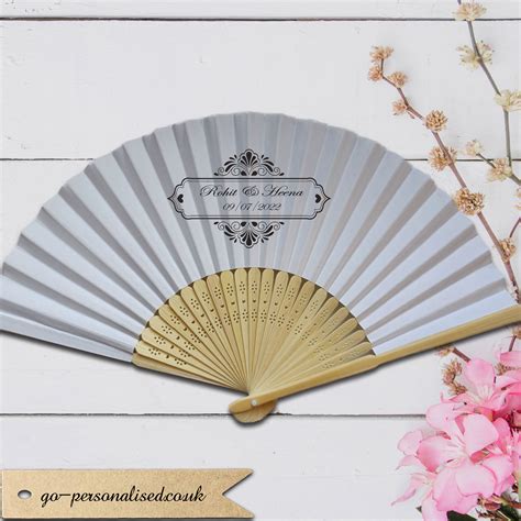 Customized hand fans wedding online