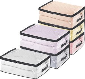 Kottify Storage Bag Transparent Plastic Clothes Storage Bag, Clothes ...