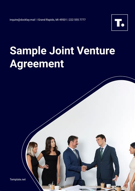 Free Sample Joint Venture Agreement Template to Edit Online