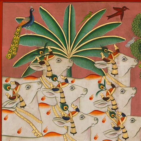 Gopashtami Handmade Painting For Home Wall Decor – TheBimba.com