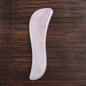 ZZEBRA Gold: 1 piece Chinese Natural pink quartz Stone Guasha Massage ...