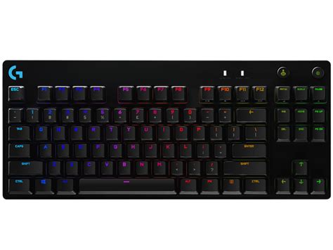 Logitech G Pro Gaming Keyboard GX Blue Clicky Switches – Tenkeyless ...