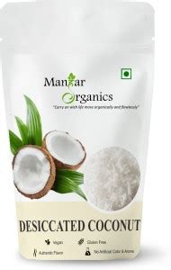 ManHar Organics Desiccated Coconut Powder 500gm(Gari powder) Nariyal ...