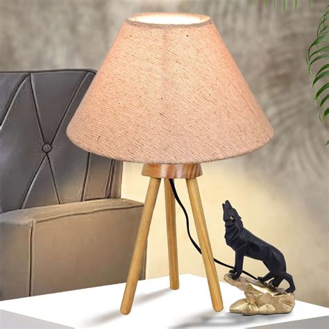 Buy HOMESAKE Wooden Table Lamp from Homesake at just INR 4000.0