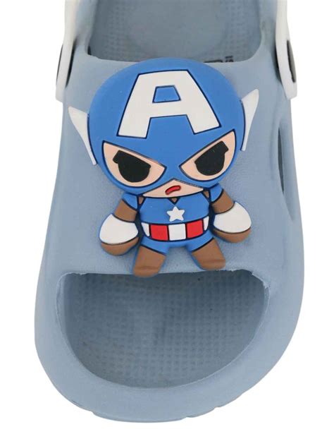 Yellow Bee Captain America Sandals - Blue – Yellow Bee India