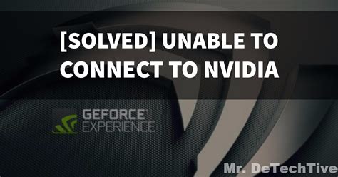Image result for NVIDIA Experience Error When Logging In