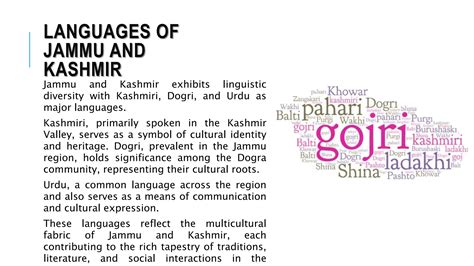 Culture of Jammu and Kashmir Union Territory | PPTX