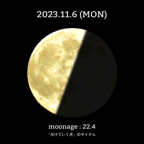 月齢22.4、獅子座の月｜11月6日の月からのメッセージ