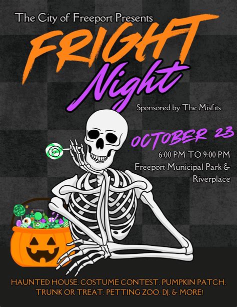 The City of Freeport Presents FRIGHT NIGHT!, Freeport Municipal Park ...