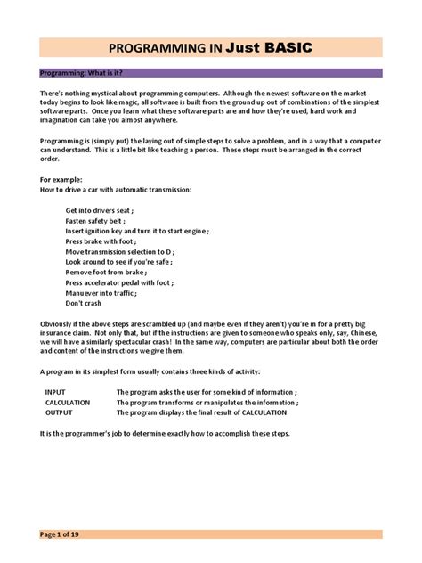 Image result for Just Basic Programs