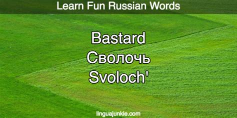 Language Lesson: 11 Bad Russian Words, Swears & Curses