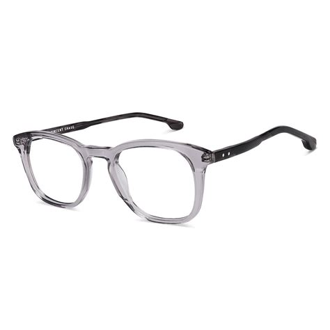Buy Grey Transparent Full Rim Square Vincent Chase Classic Acetate VC ...