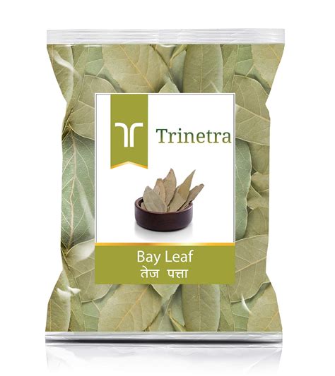 Trinetra Tej Patta (Bay Leaf Whole)| 100 Gm Packing| Indian Spices ...
