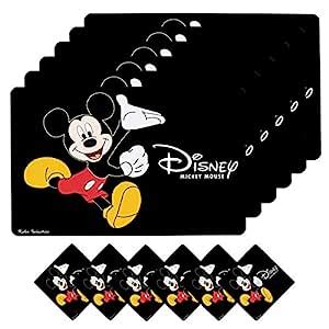 Buy Kuber Industries Fruit Design PVC 6 Piece Dining Table Placemat Set ...