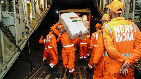 In Photos India delivers relief materials to quakehit Myanmar under ...