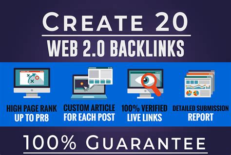 Built 20 High Quality Web 2.0 SEO Backlinks manual link building for $5 ...