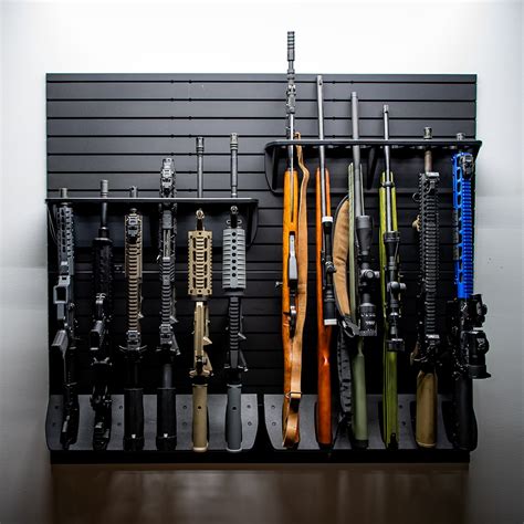 Vertical Rifle Gun Rack | Wall Mounted Gun Storage | Tactical Walls
