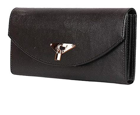 Fargo Magna PU Leather Women's Hand Clutch (Black_FGO-152) : Amazon.in ...