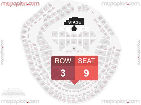 New York Citi Field detailed interactive seating chart with seat & row numbers - MapaPlan.com