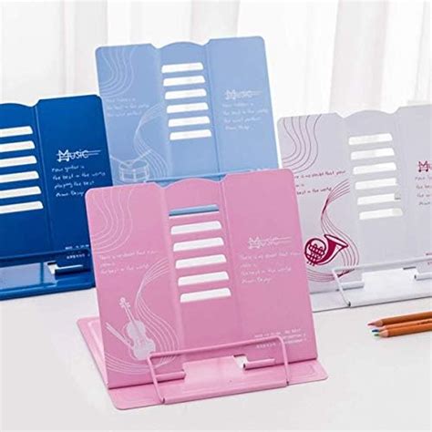 Urdhvamurti Metal Book Stand for Reading, Table,Kids, Home with 5 ...