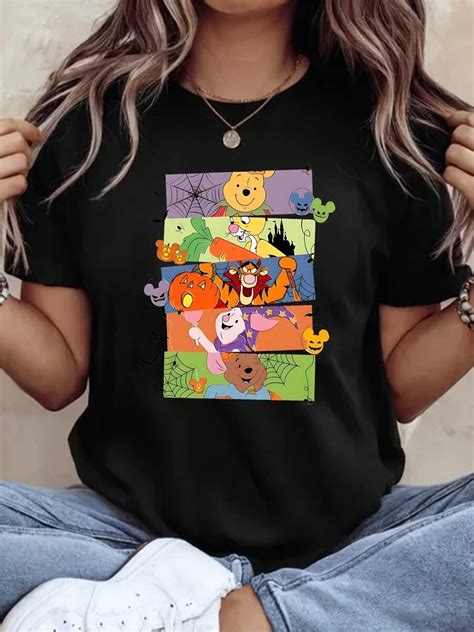 Disney Disney Winnie The Pooh And His Friends Printed T-Shirt, Gift For ...