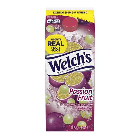 Welch’s Passion Fruit Fruit Juice Drink, 59 fl oz carton