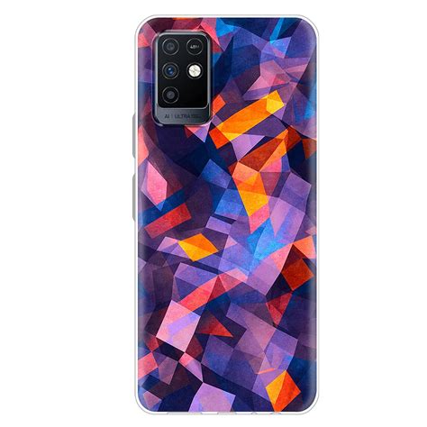 Nainz Soft Mobile Back Cover for Infinix Note 10 (Silicone_Multi ...