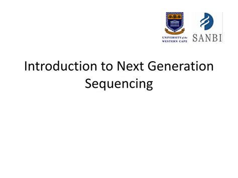 Next Generation Sequencing Introduction 的图像结果