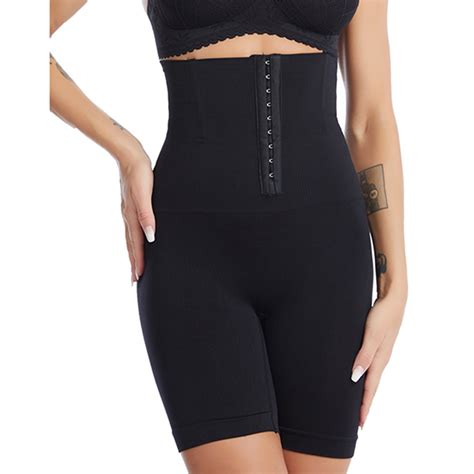 SWSMCLT Women's Tummy Control Shapewear Shorts Seamless Boned ...