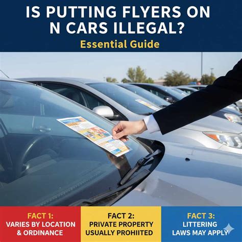 Is Putting Flyers on Cars Illegal? Essential Guide